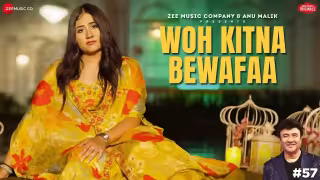 Woh Kitna Bewafaa Song Poster from Anu Malik x Zee Music
