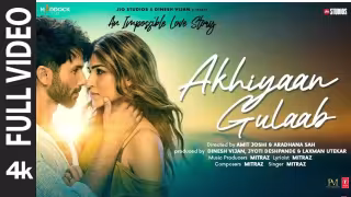 Akhiyaan Gulaab Song Poster from Teri Baaton Mein Aisa Uljha Jiya