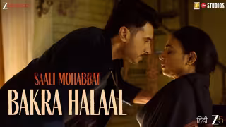 Bakra Halaal Song Poster from Saali Mohabbat