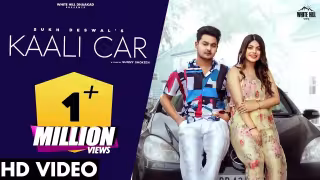 Kaali Car Song Poster from White Hill Dhaakad