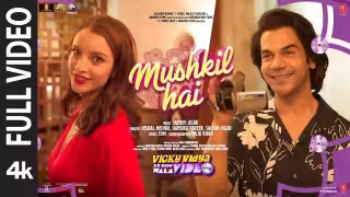 Mushkil Hai Song Poster from Vicky Vidya Ka Woh Wala Video