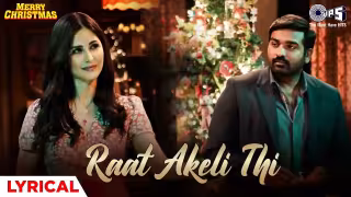 Raat Akeli Thi Song Poster from Merry Christmas