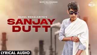 Sanjay Dutt Song Poster from White Hill Dhaakad