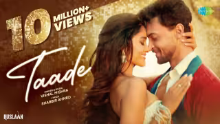 Taade Song Poster from Ruslaan