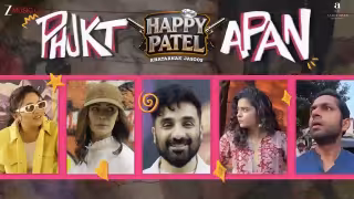 Phukt Apan Song Poster from Happy Patel - Khatarnak Jasoos