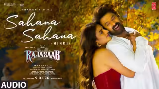 Sahana Sahana Song Poster from The RajaSaab
