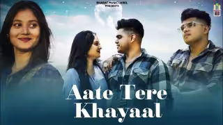 Aate Tere Khayaal Song Poster from Bharat Music Label