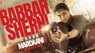 Babbar Sherni Song Poster from Mardaani 3