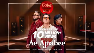 Ae Ajnabee Song Poster from Coke Studio Bharat