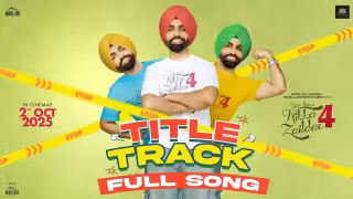 Nikka Zaildar 4 Title Track Song Poster from Nikka Zaildar 4 - Navi Sran