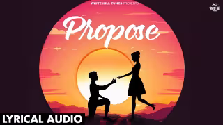 Propose Song Poster from White Hill Tunes