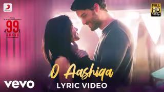 O Aashiqa Tune Kya Dil Diya Song Poster from 99 Songs