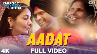 Aadat Song Poster from Happy Hardy And Heer