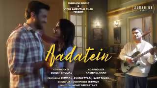Aadatein Song Poster from Sunshine Music