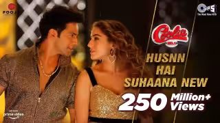 Husn Hai Suhana Song Poster from Coolie No. 1