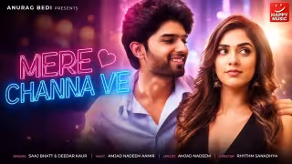 Mere Channa Ve Song Poster from Happy Music