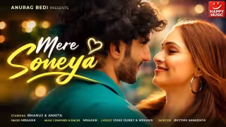 Mere Soneya Song Poster from Happy Music