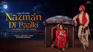 Nazman Di Paalki Song Poster from Satinder Sartaaj
