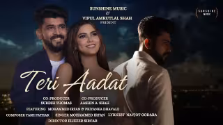 Teri Aadat Song Poster from Sunshine Music