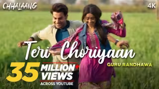Teri Choriyaan Song Poster from Chhalaang
