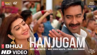 Hanjugam - Tu Hanju Mainu De De Song Poster from Bhuj The Pride of India