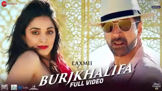 Jee Karda Dila Doon Tainu Burj Khalifa Song Poster from Laxmii
