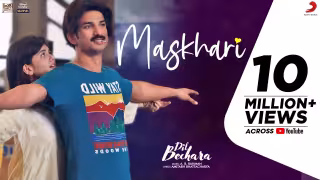 Maskhari Song Poster from Dil Bechara