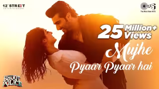 Mujhe Pyaar Pyaar Hai Song Poster from Bhoot Police