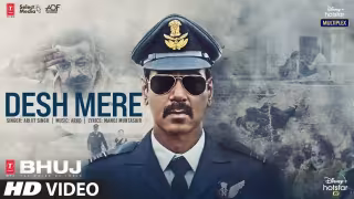 O Desh Mere Teri Shaan Pe Sadke Song Poster from Bhuj The Pride of India