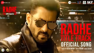 Radhe Title Track Song Poster from Radhe - Your Most Wanted Bhai