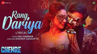 Rang Dariya - Reprise Song Poster from Chehre