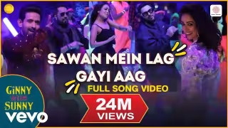 Sawan Mein Lag Gayi Aag Song Poster from Ginny Weds Sunny