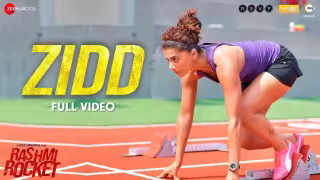 Zidd - Ab Main Khud Se Lad Gayi Hoon Song Poster from Rashmi Rocket