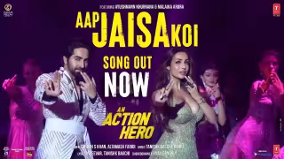 Aap Jaisa Koi Meri Zindagi Mein Aaye Song Poster from An Action Hero