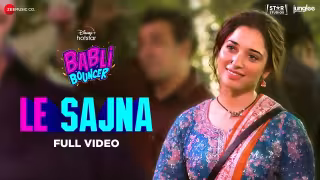 Le Sajna Song Poster from Babli Bouncer