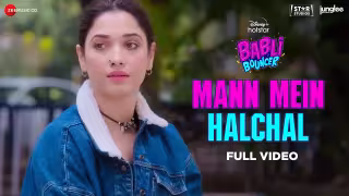 Mann Mein Halchal Song Poster from Babli Bouncer
