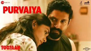 Tez Chali Re Purvaiya Song Poster from Toofaan