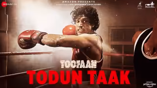 Todun Taak Song Poster from Toofaan