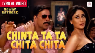 Chinta Ta Ta Chita Chita Song Poster from Rowdy Rathore