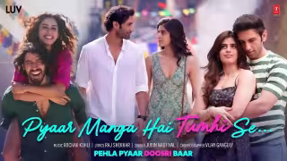 Pyaar Manga Hai Tumhi Se Song Poster from Pehla Pyaar Doosri Baar
