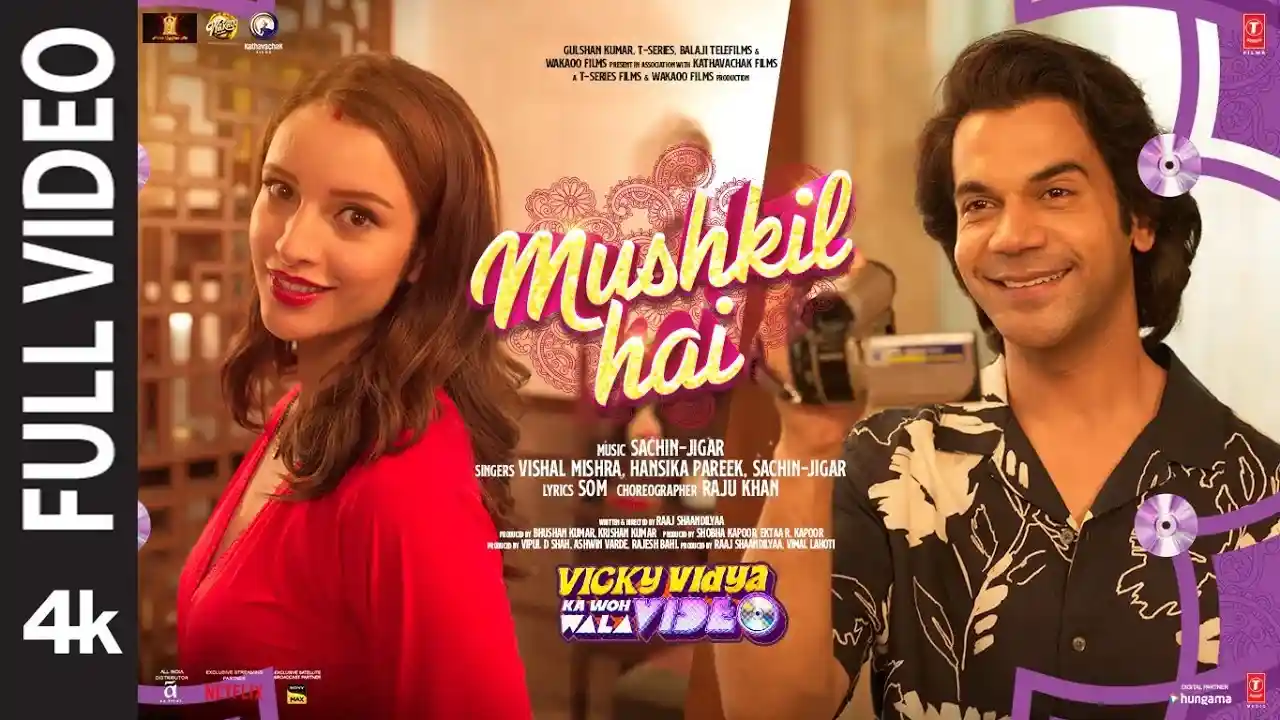 Mushkil-Hai-Song-Poster-Vicky-Vidya-Ka-Woh-Wala-Video