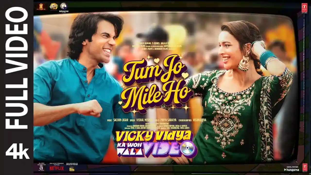 Tum-Jo-Mile-Ho-Song-Poster-Vicky-Vidya-Ka-Woh-Wala-Video